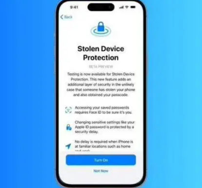 沁园街道苹果授权维修店分享被盗设备保护功能开启方法 
