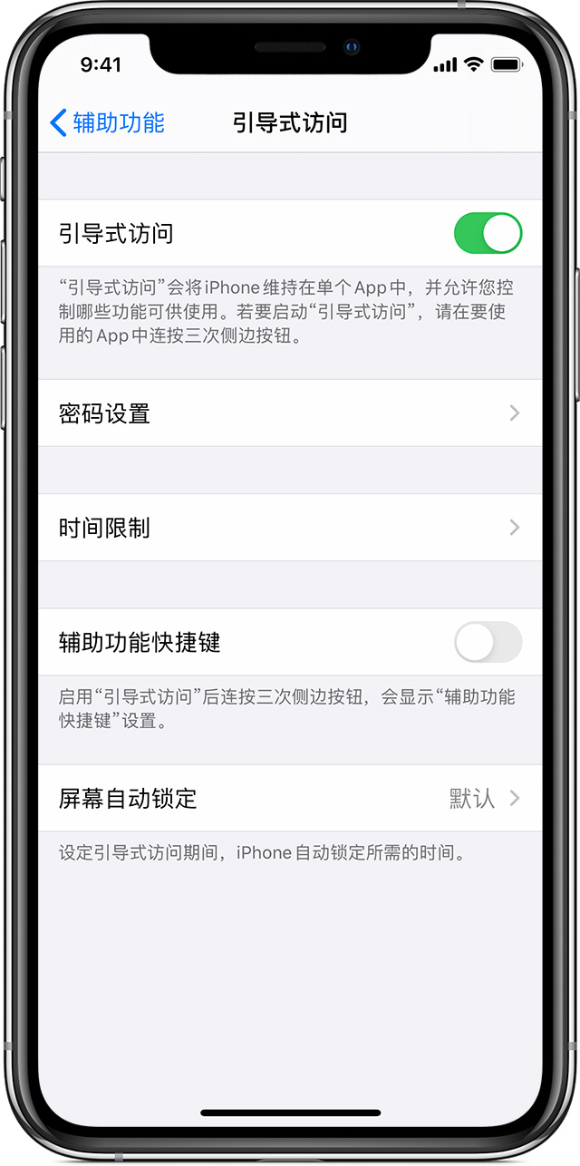 沁园街道苹果手机维修分享如何在 iPhone 上退出引导式访问 