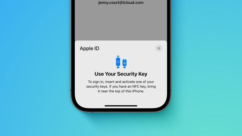 沁园街道苹果手机维修分享iOS 16.3 新增的 Apple ID 的安全密钥有什么功能 